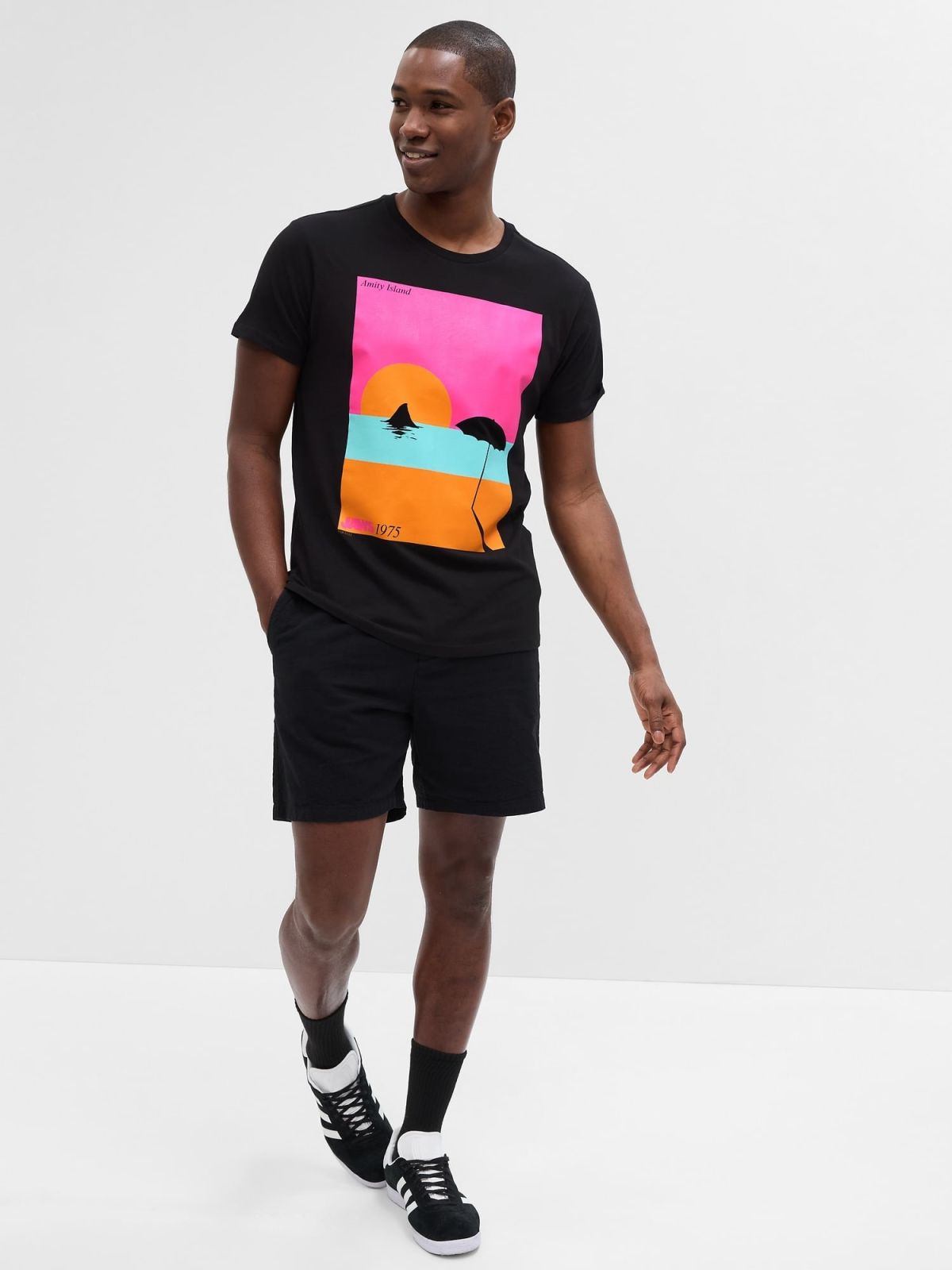 Jaws Graphic T-Shirt-673136000