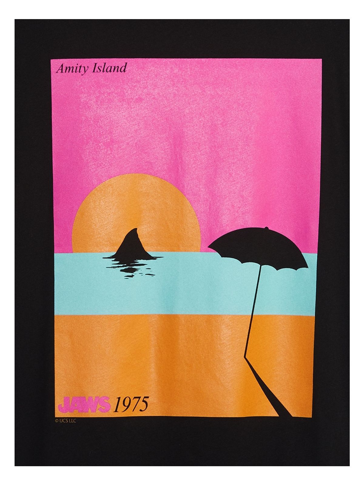 Μαύρη Jaws Graphic Μπλούζα-673136000