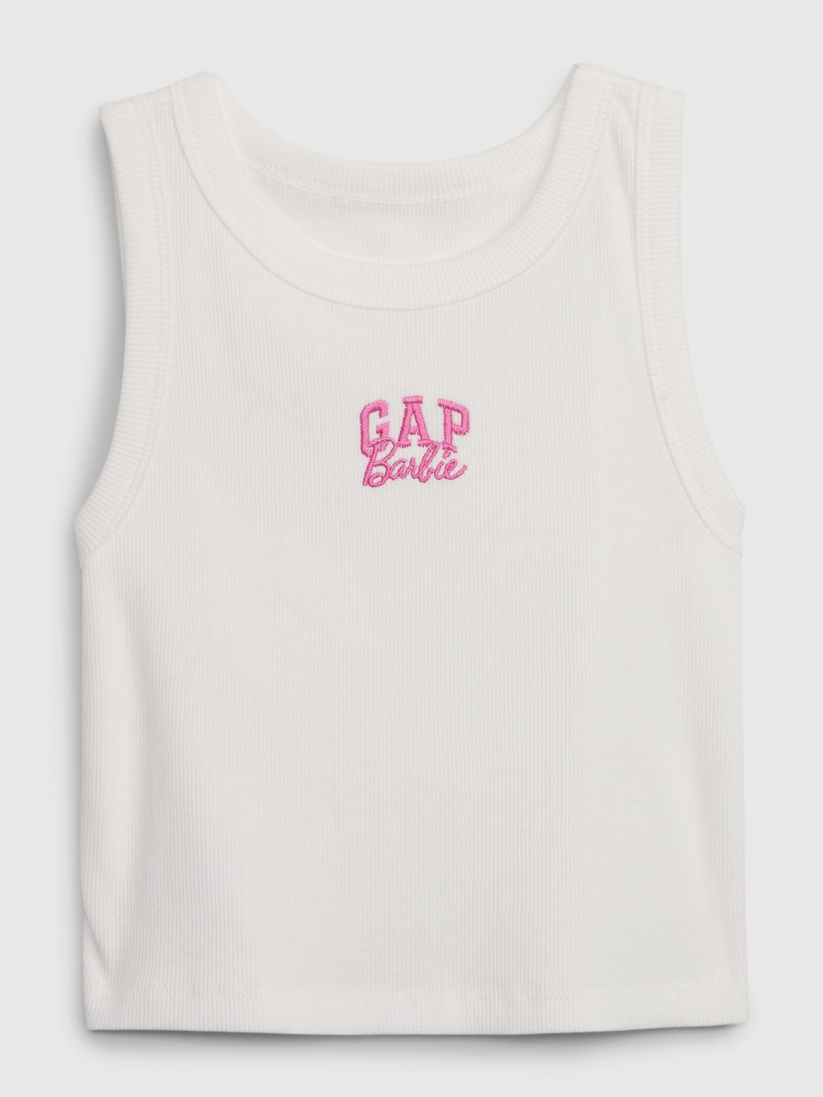 Άσπρη Gap × Barbie™ Παιδική Arch Logo Αμάνικη Μπλούζα-665824000