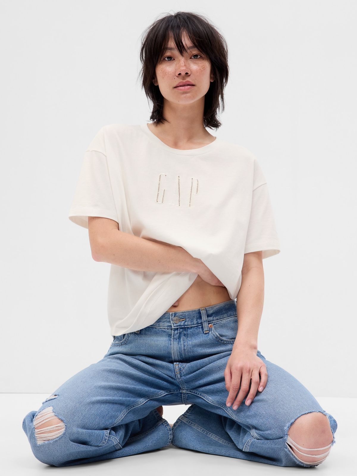 Easy Gap Logo T-Shirt-627139001