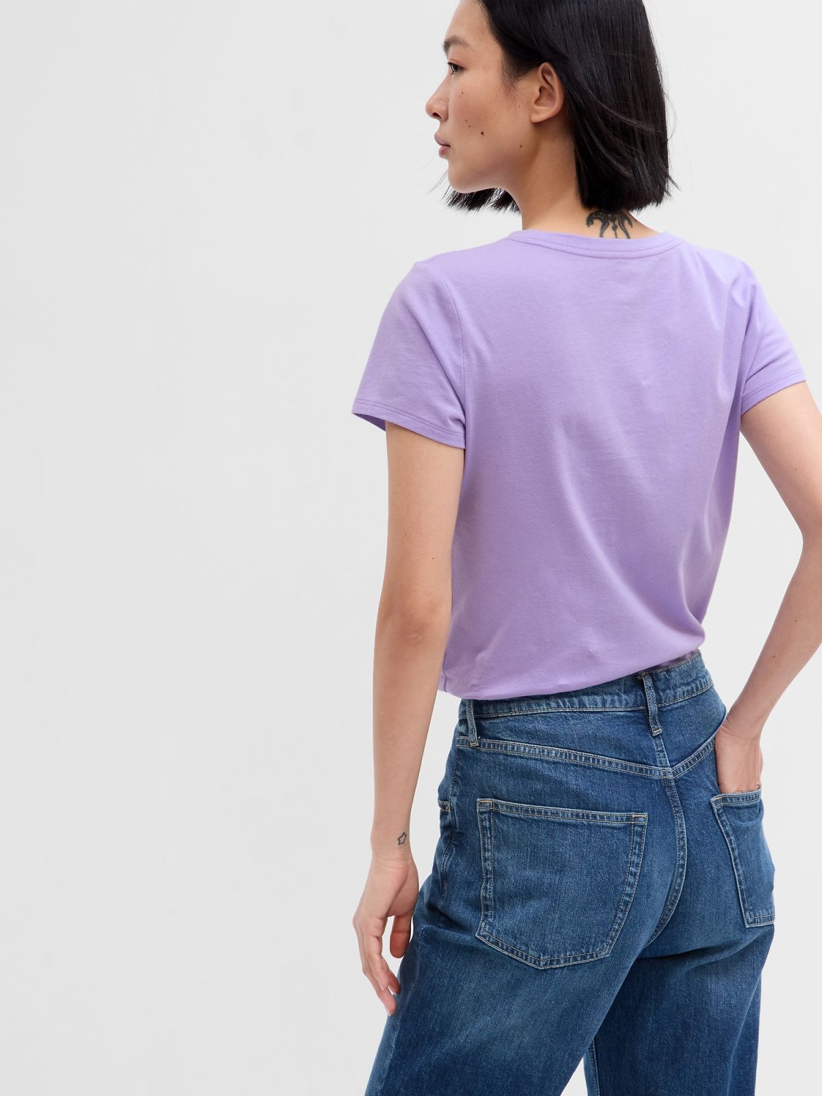 Μωβ Gap Logo Μπλούζα-268820076