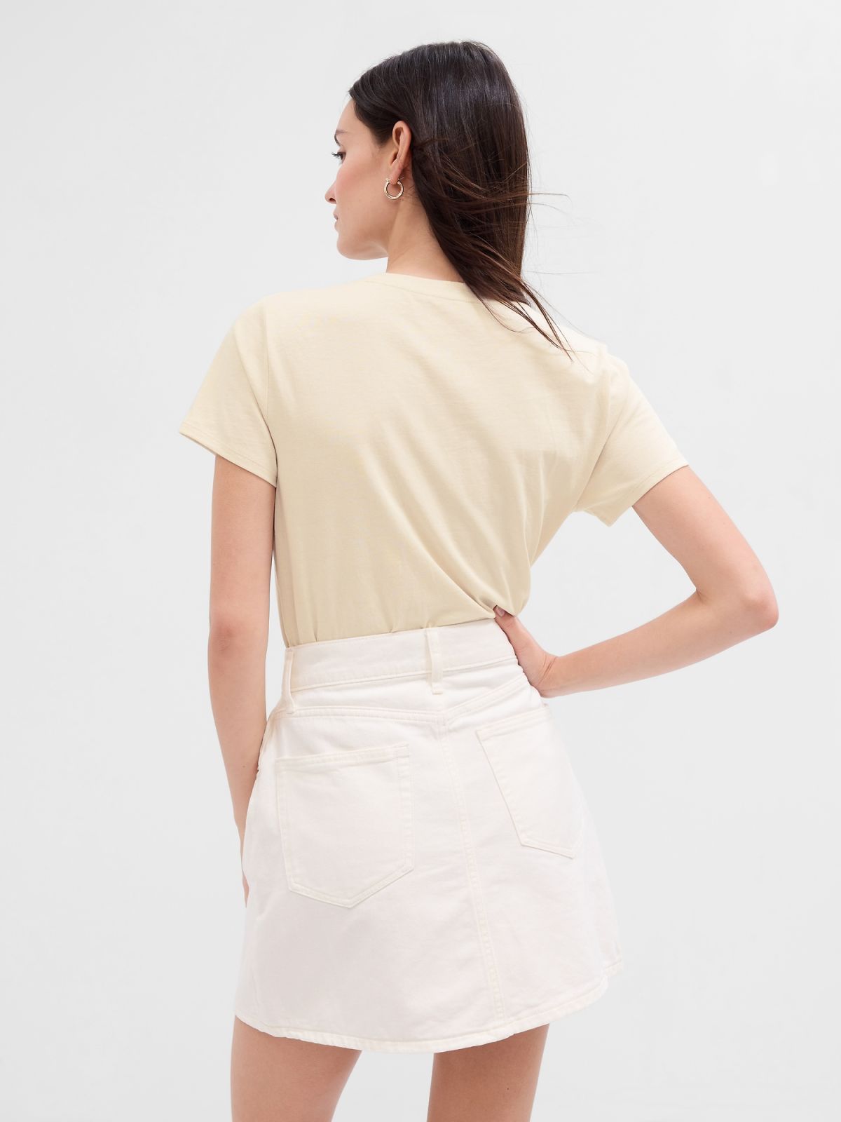 Μπεζ Gap Logo Μπλούζα-254770085