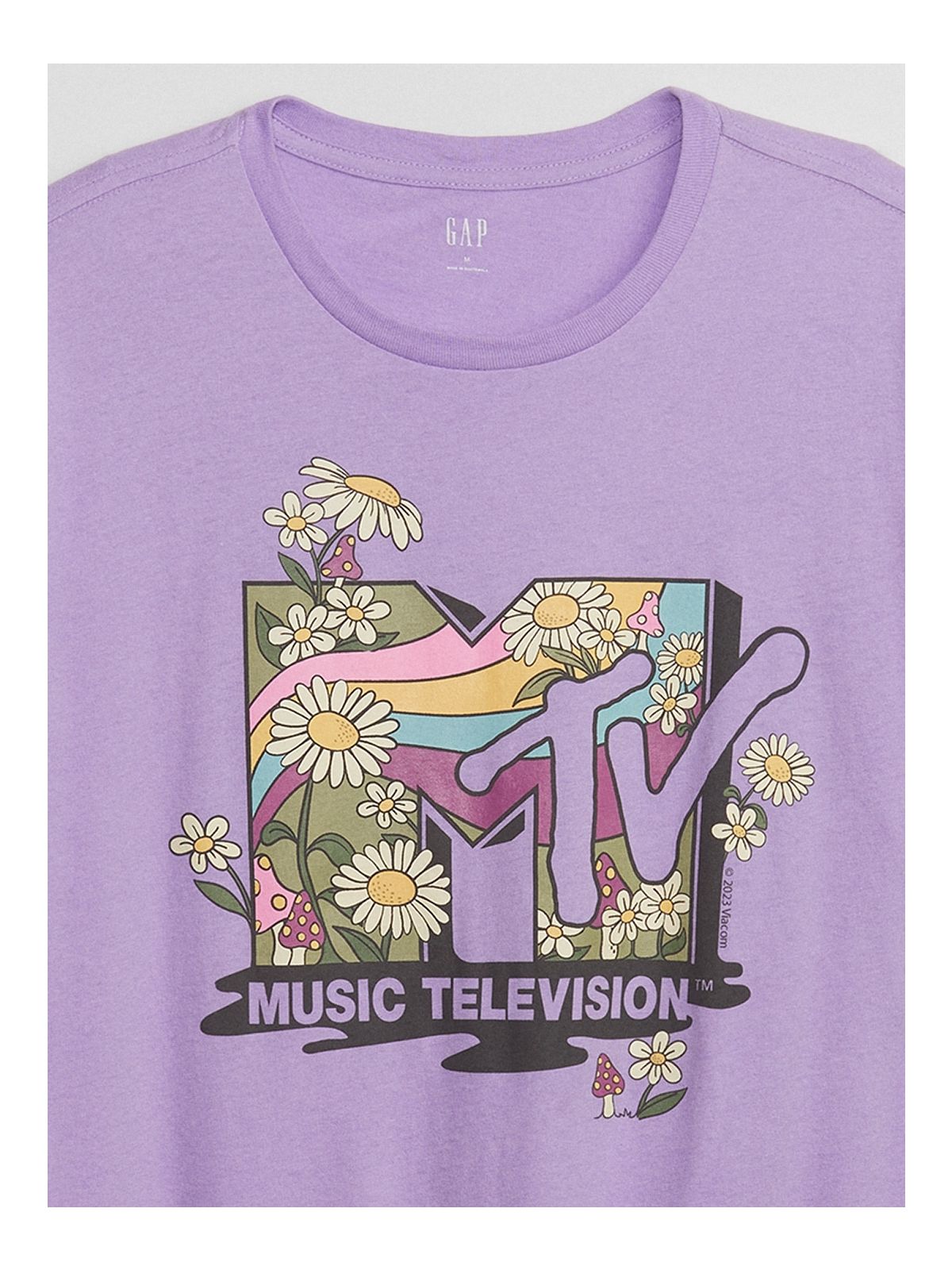 Μωβ MTV Graphic Μπλούζα-673594000