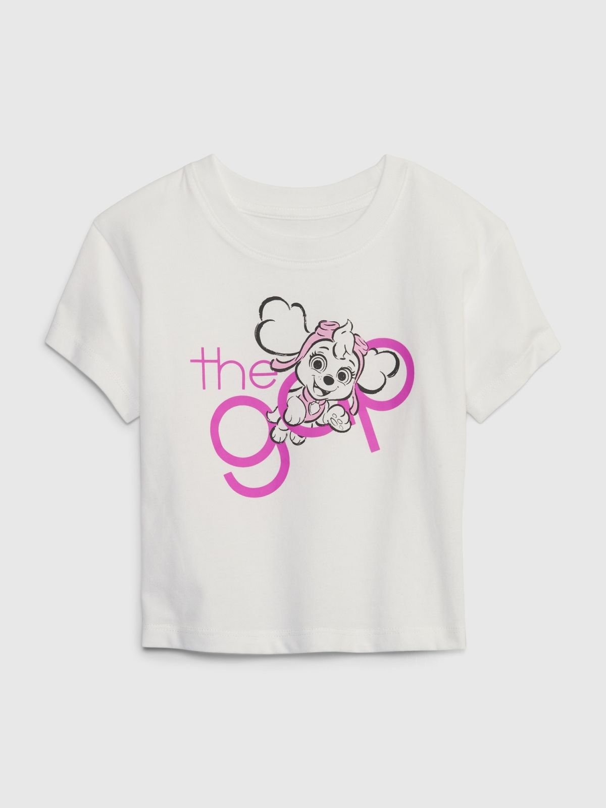 Άσπρη Νηπιακή Gap Logo Paw Patrol Graphic Μπλούζα-712885002