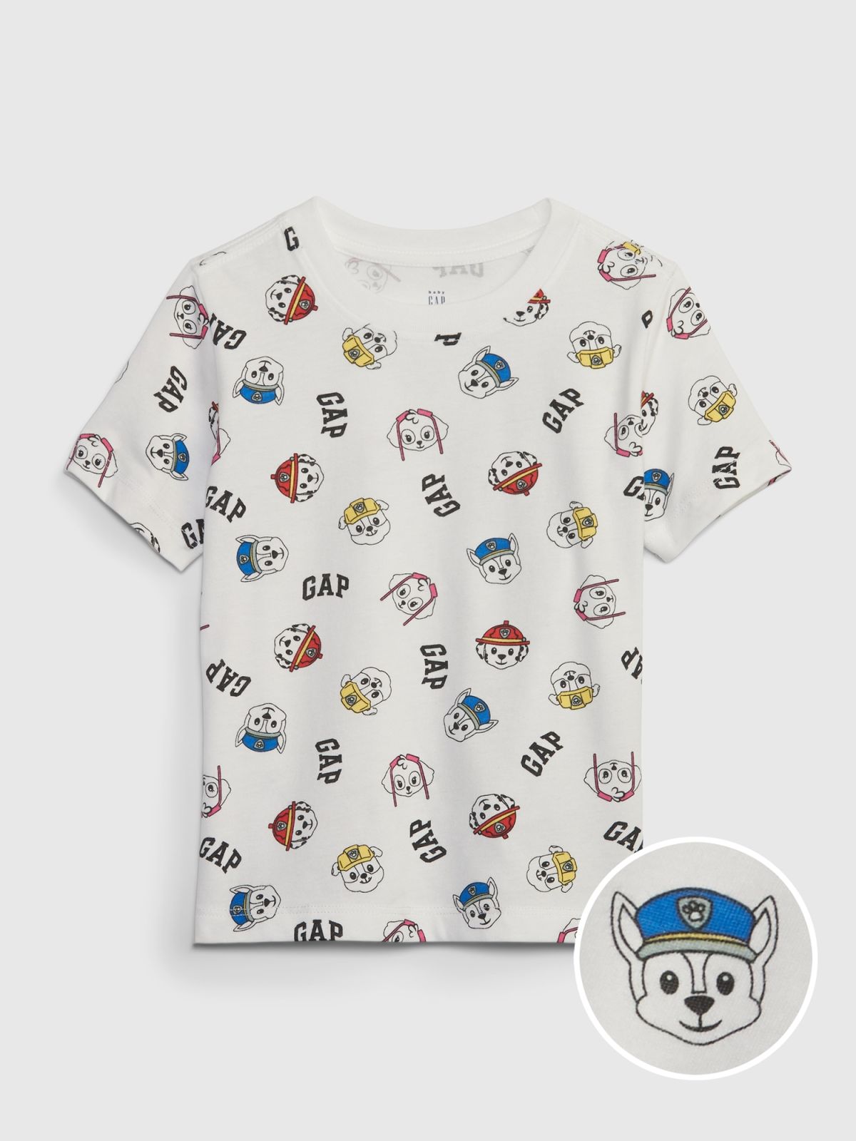 Άσπρη Νηπιακή Gap Logo Paw Patrol Graphic Μπλούζα-667212000