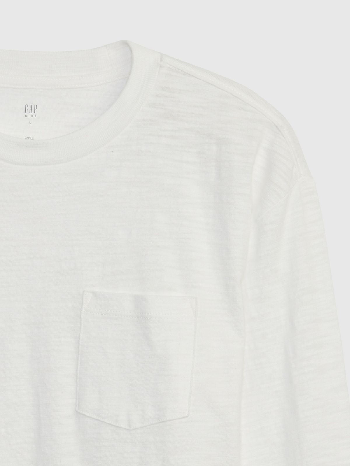 Άσπρη Αγορίστικη Pocket Μπλούζα-735905003