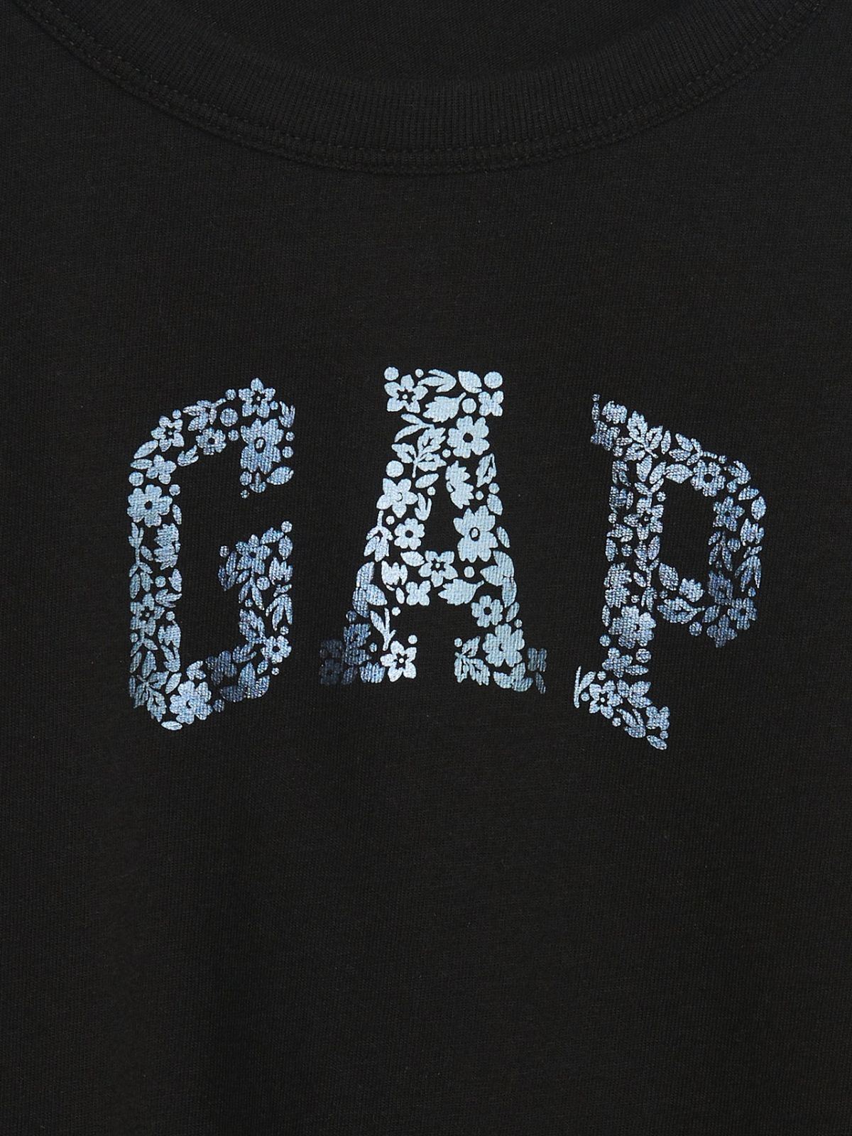 Multi Παιδική 100% Οργανικό Βαμβάκι Floral Gap Arch Logo Μπλούζα-741096001