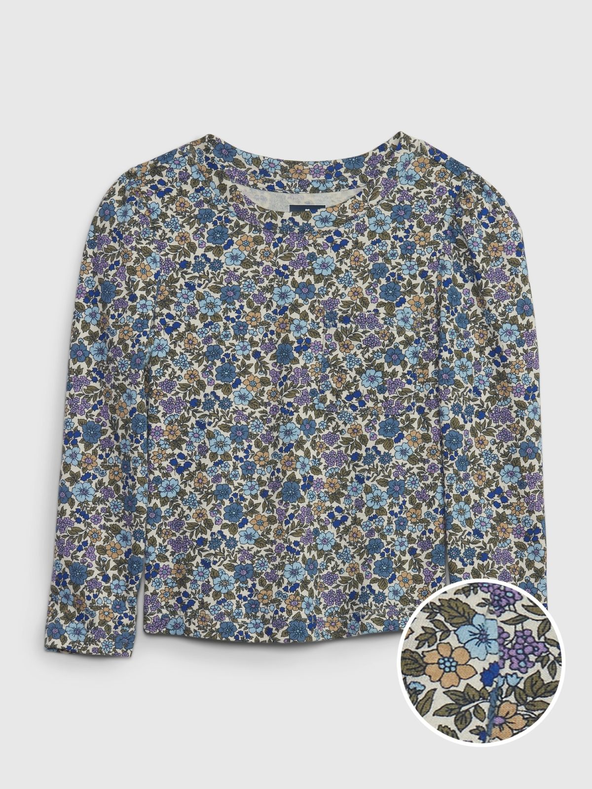Μπλε Νηπιακή 100% Οργανικό Βαμβάκι Mix and Match Pocket Μπλούζα-785653003
