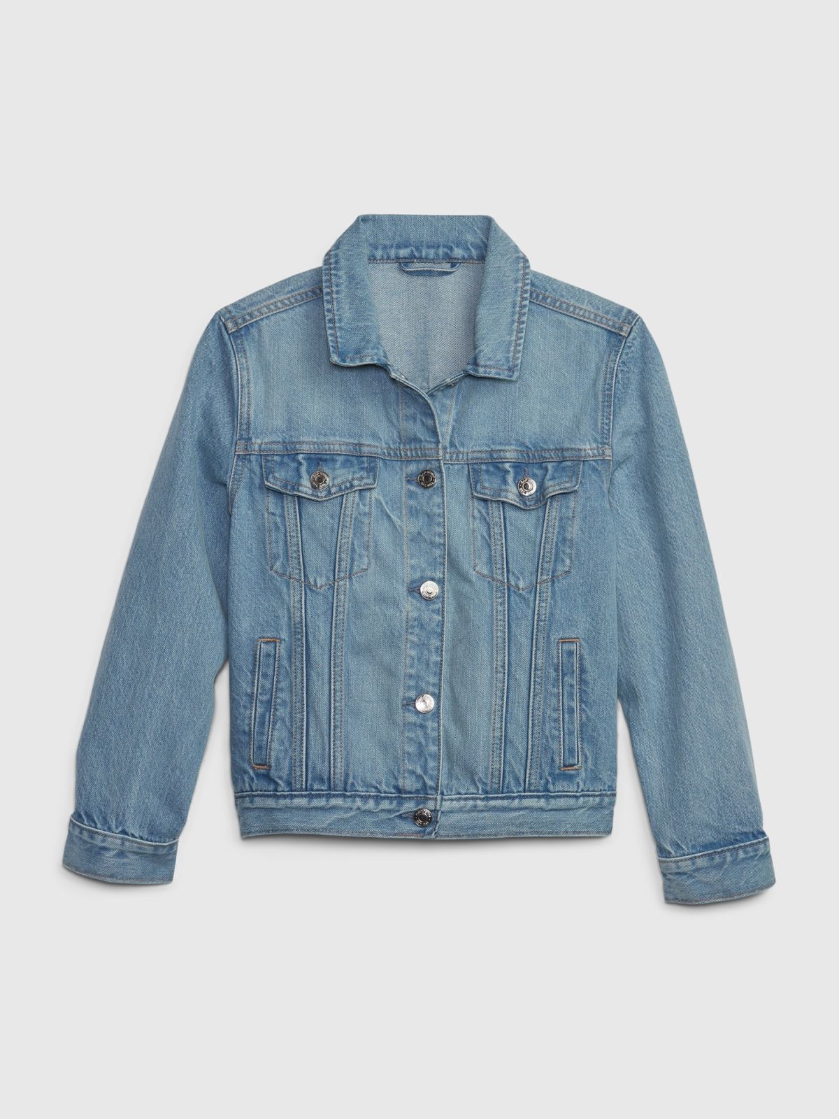 Μπλε Παιδικό Denim Icon Πανωφόρι με Washwell-786740000