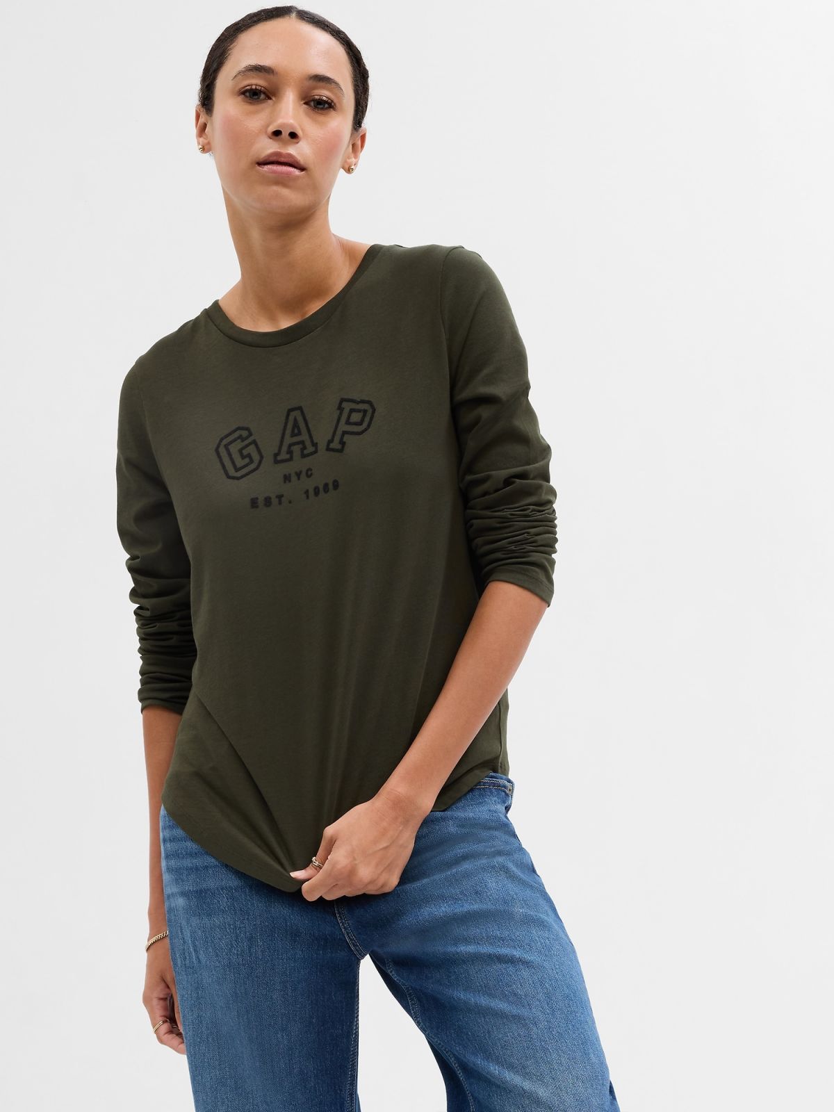 Πράσινη Gap Arch Logo Μπλούζα-757498000