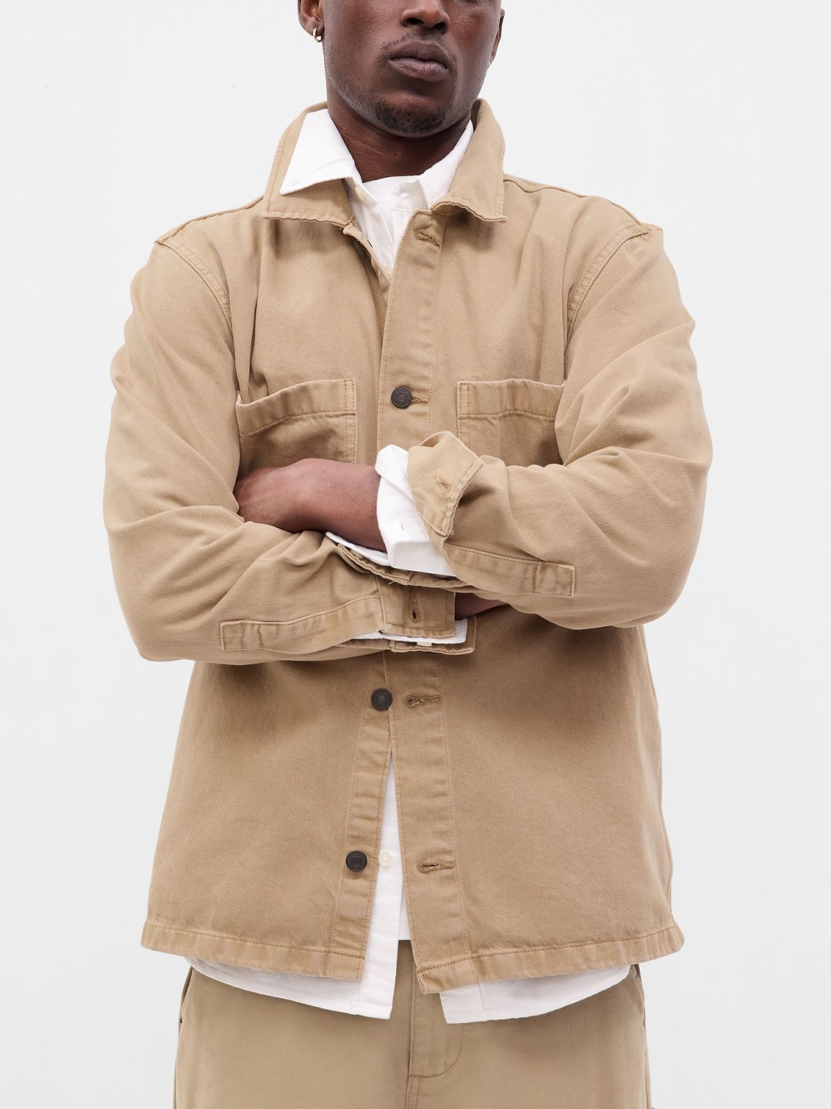 Denim Utility Overshirt-760330002