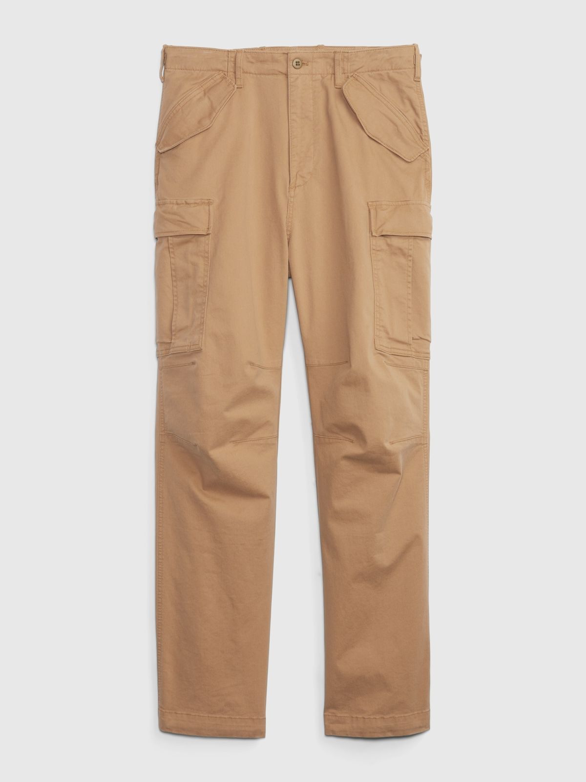 Μπεζ Relaxed Utility Cargo Παντελόνι με Washwell-745506000