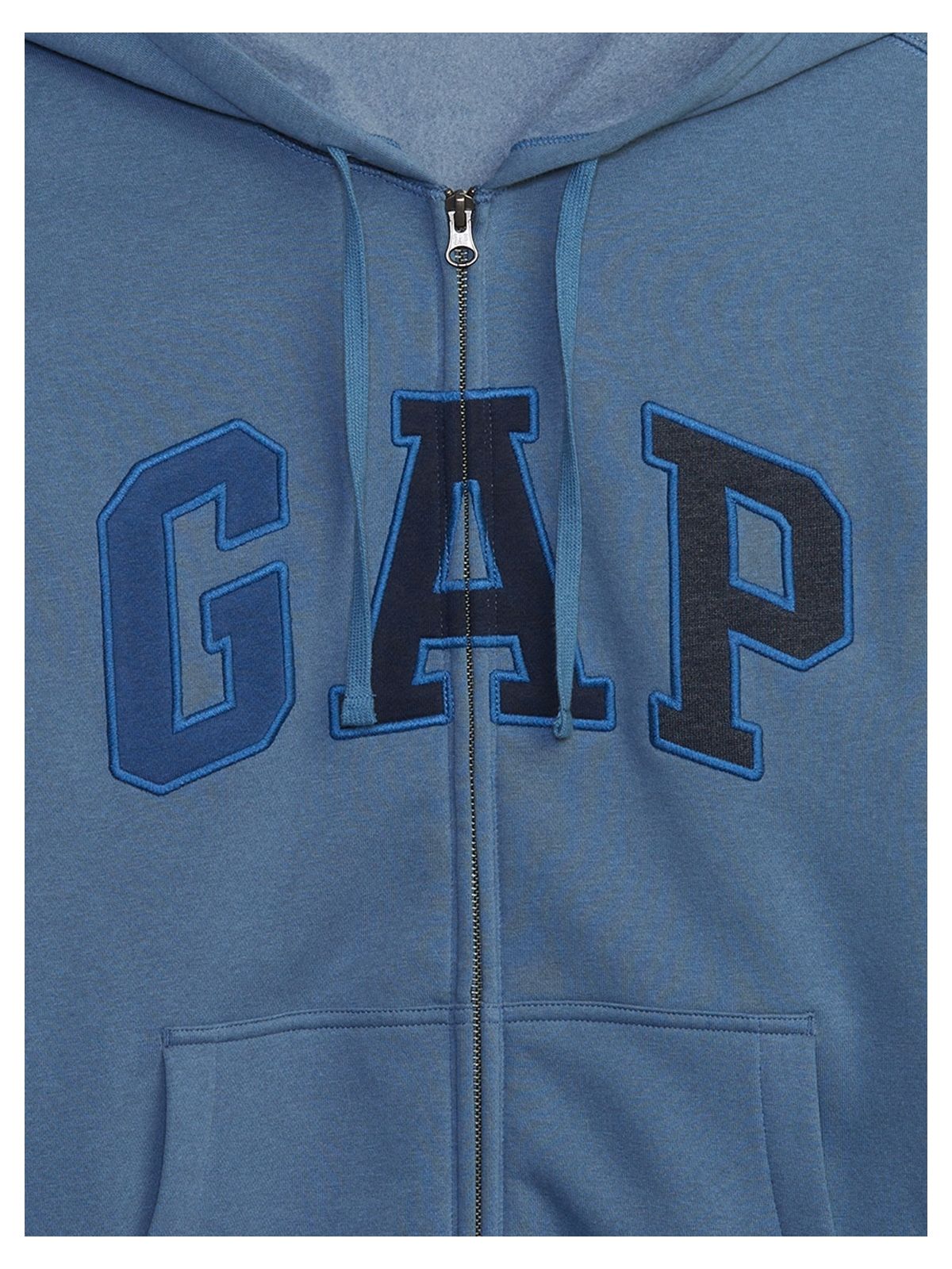 Μπλε Gap Logo Zip Φούτερ-776745001