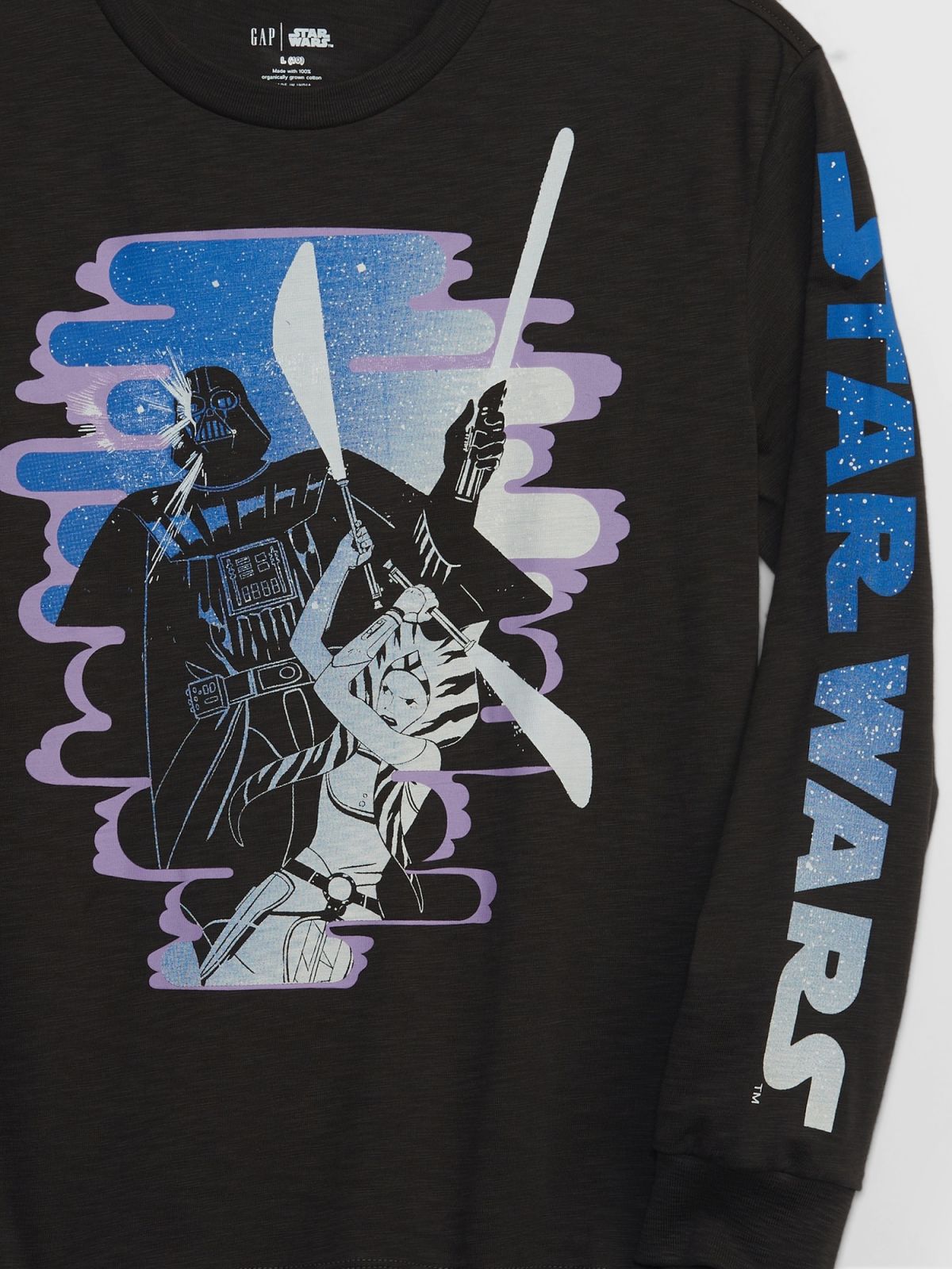 Μαύρη GapKids | Star Wars™ 100% Οργανικό Βαμβάκι Graphic Μπλούζα-735940002