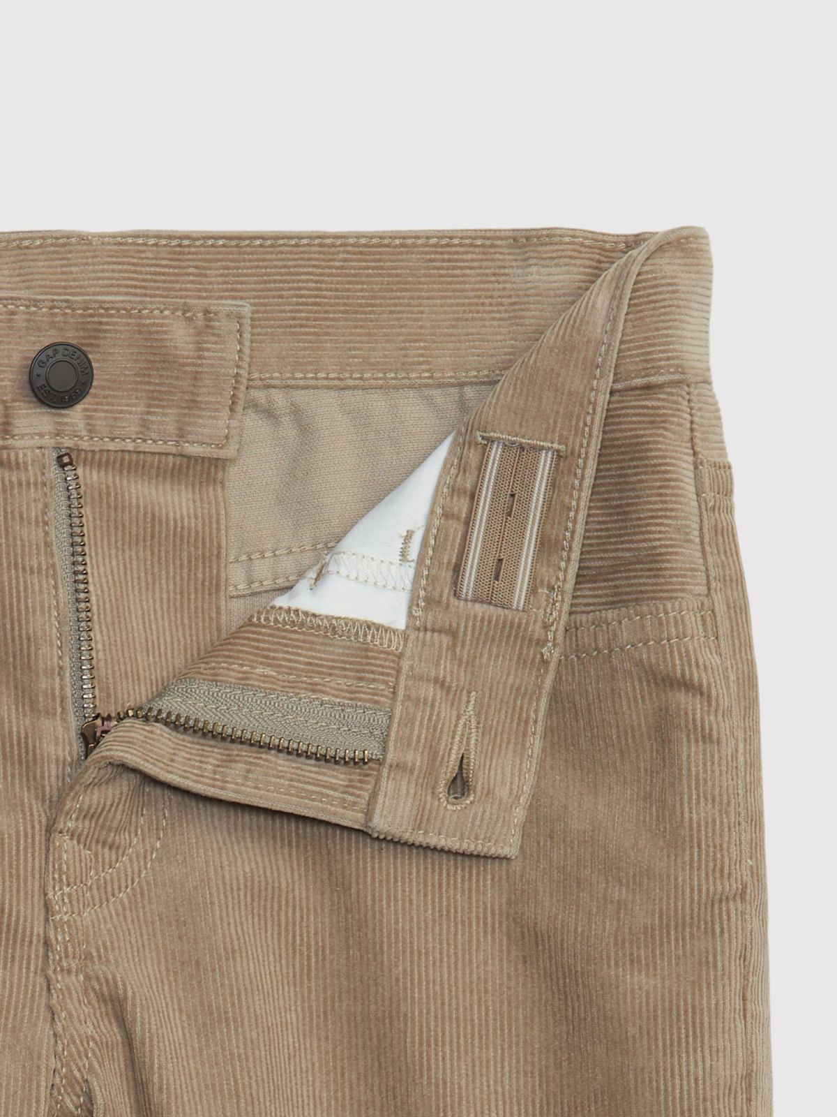 Καφέ Παιδικό Original Straight Corduroy Jean Παντελόνι με Washwell-728666003