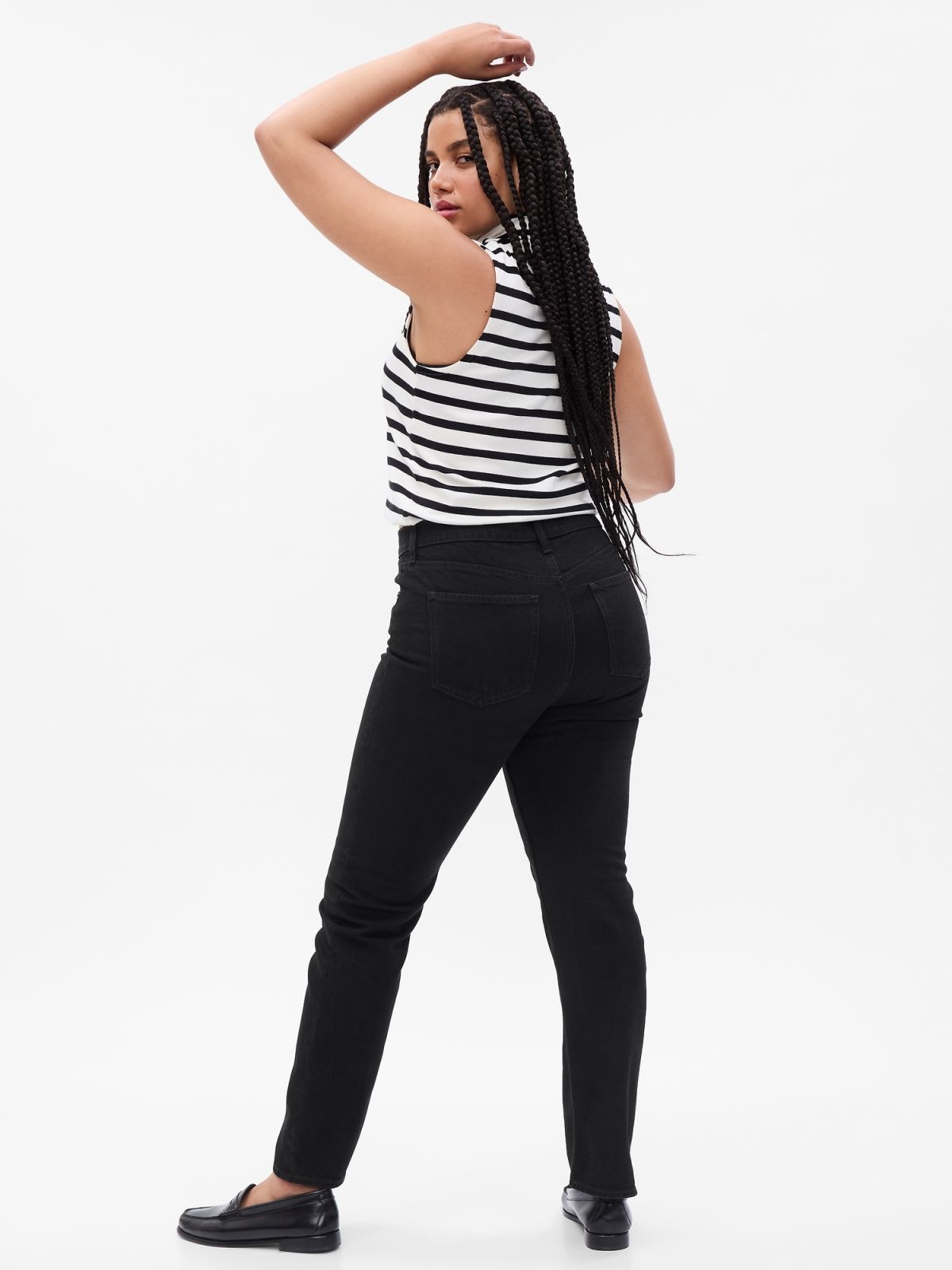 High Rise '90s Straight Τζιν Παντελόνι-728820000