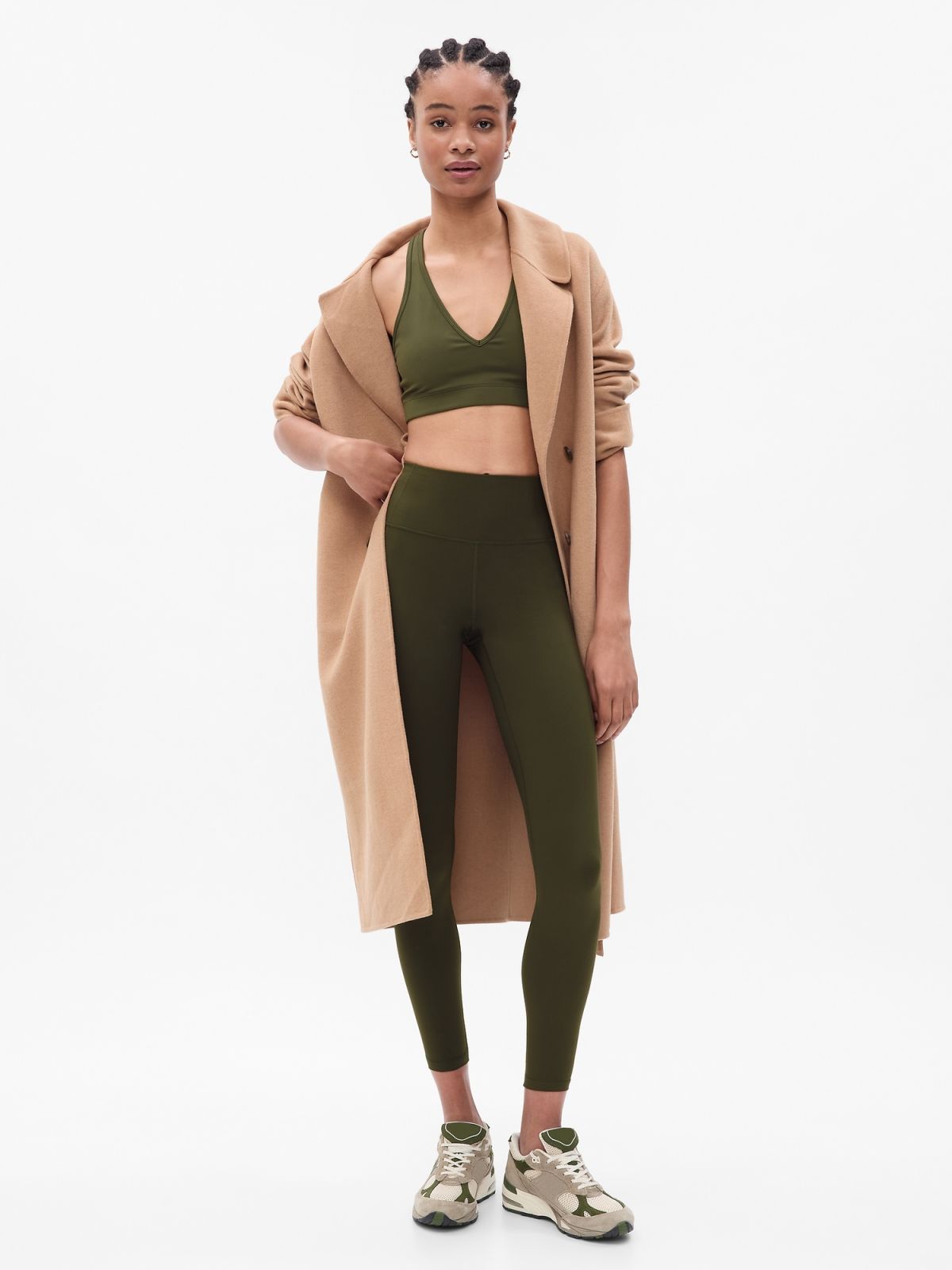 Πράσινο GapFit Ανακυκλωμένο Power Low Impact Αθλητικό Μπουστάκι-741303002