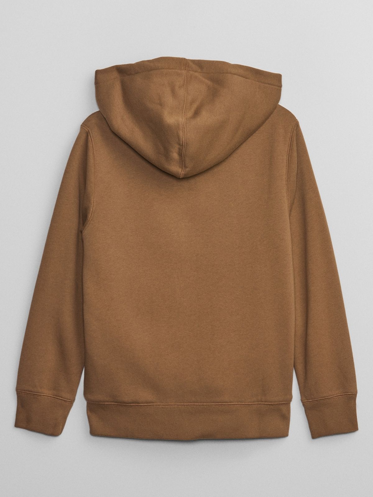Καφέ Παιδικό Gap Logo Sherpa-Lined Zip Φούτερ-726332004
