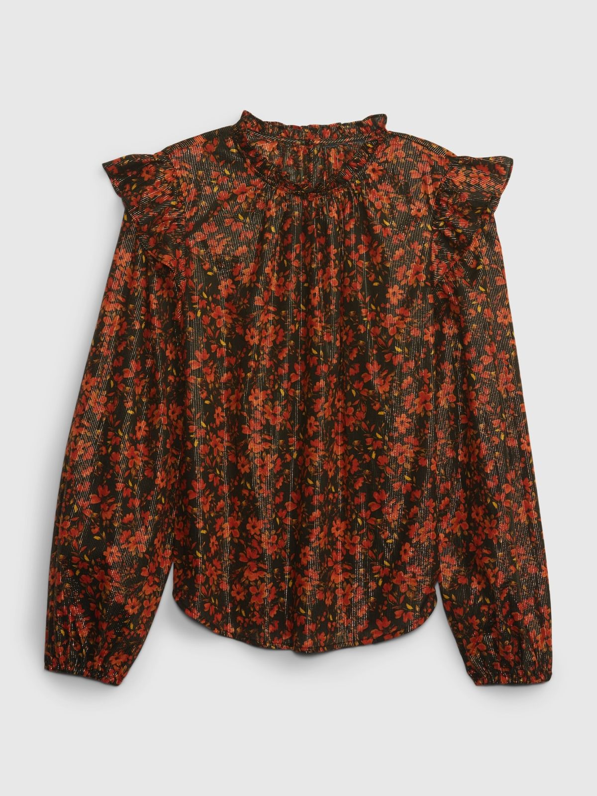 Metallic Ruffle Πουκάμισο-742629002