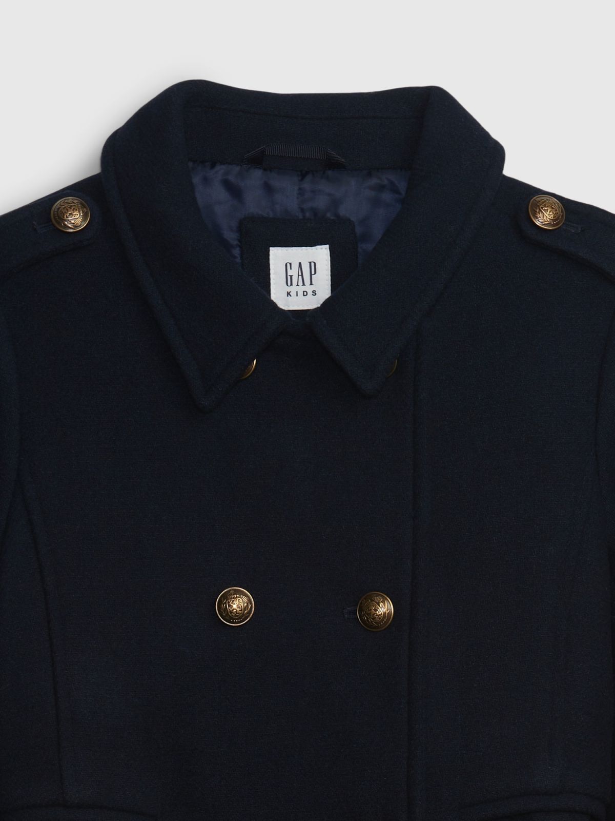 Μπλε Παιδικό Ανακυκλωμένο Wool Peacoat-786755000