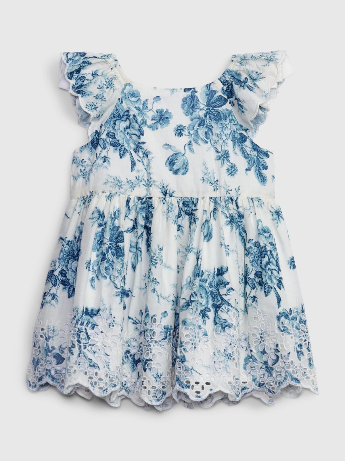 Gap × LoveShackFancy Baby Floral Eyelet Dress-783814000