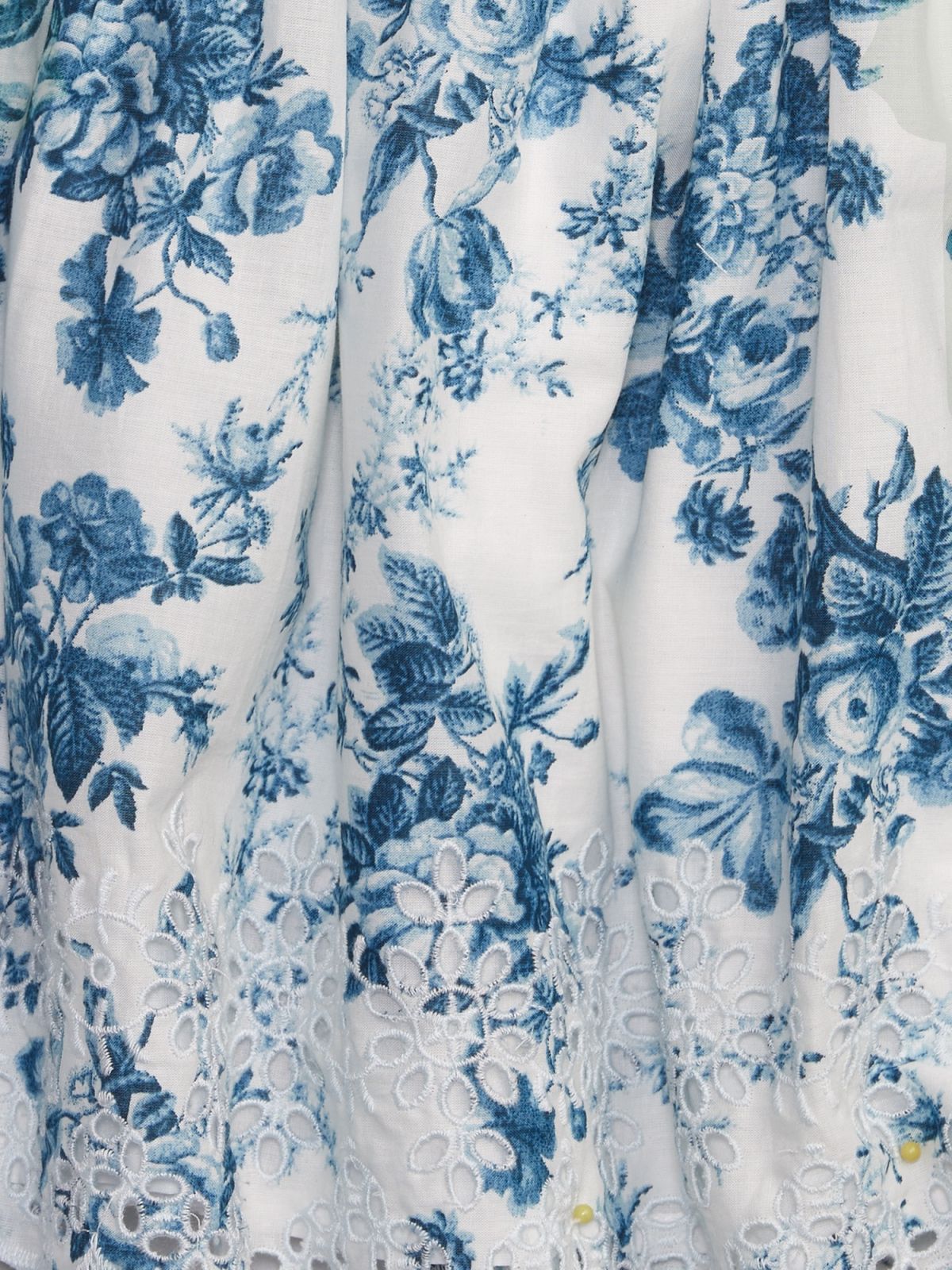 Μπλε Gap × LoveShackFancy Νηπιακό Φλοράλ Φόρεμα-798645000