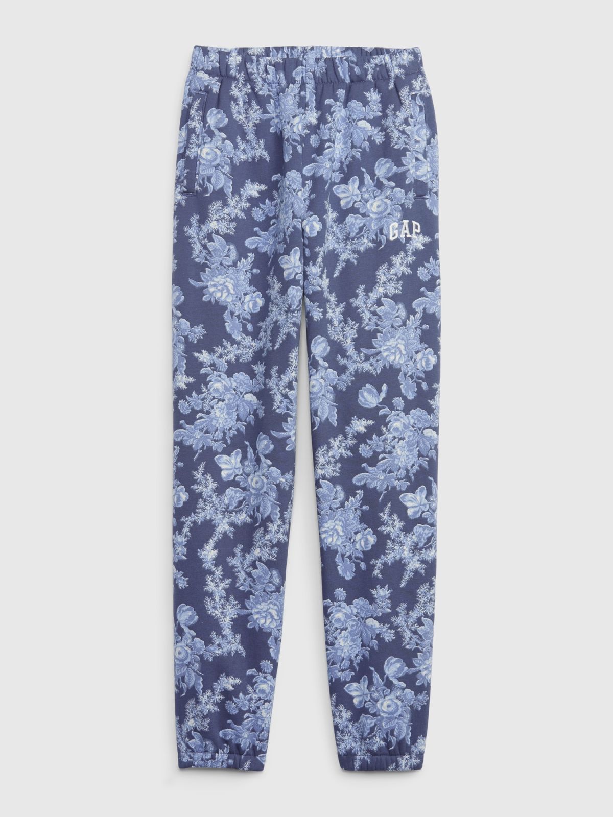 Μπλε Gap × LoveShackFancy Παιδικό Floral Logo Jogger Παντελόνι Φόρμα-799820000