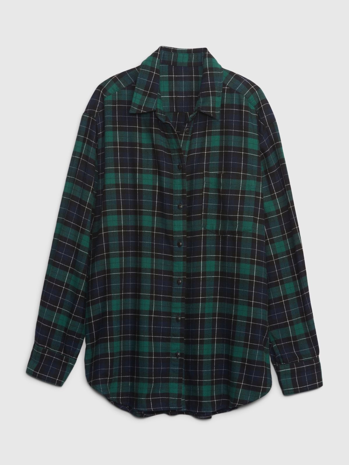 Πράσινο Flannel Big Shirt Πουκάμισο-742507007