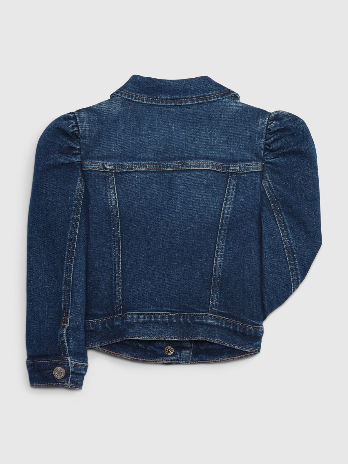Toddler Puff Sleeve Denim Jacket-780183000