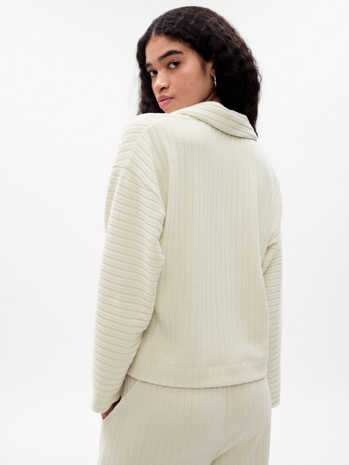 Cozy Rib Henley PJ T-Shirt-767420002