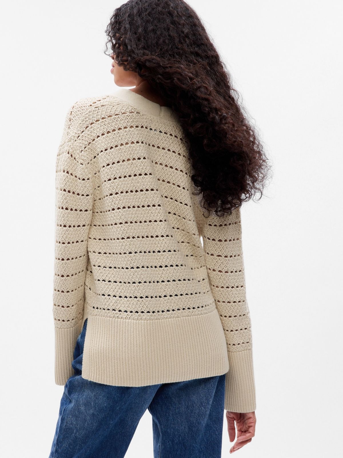 24/7 Split-Hem Crochet Cardigan-814403001