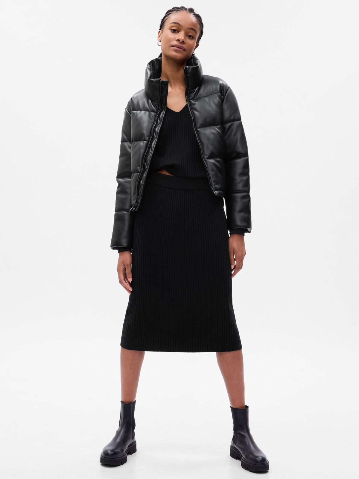 Big Puff Cropped Jacket-742410001