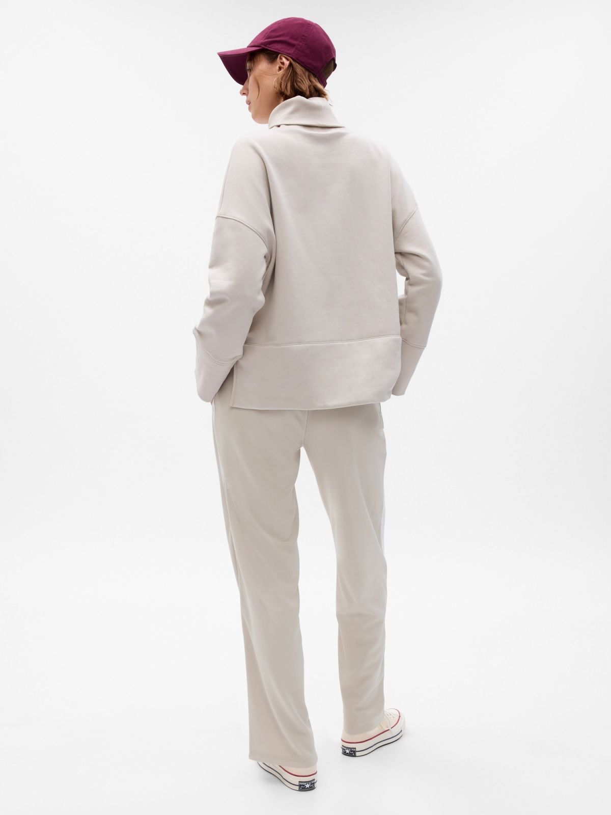 Seamed Straight Leg Track Pants-729715000