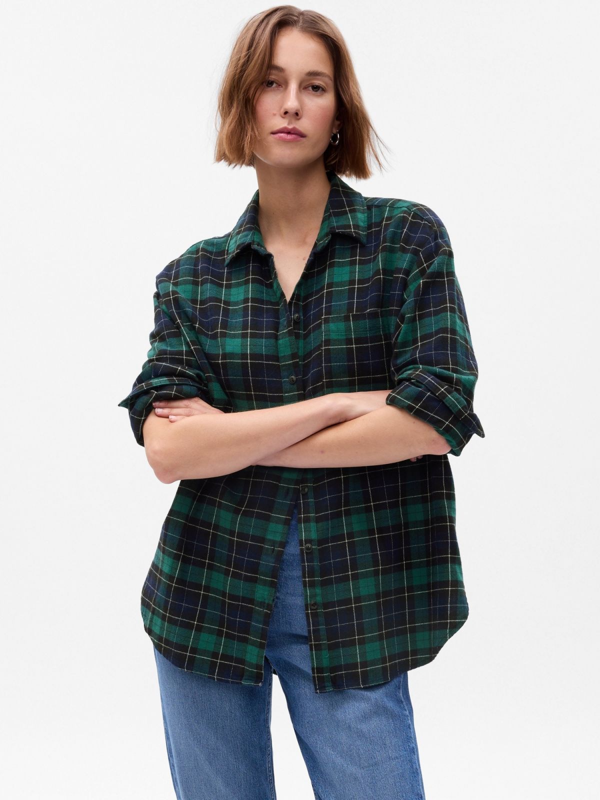Flannel Big Shirt-742507007