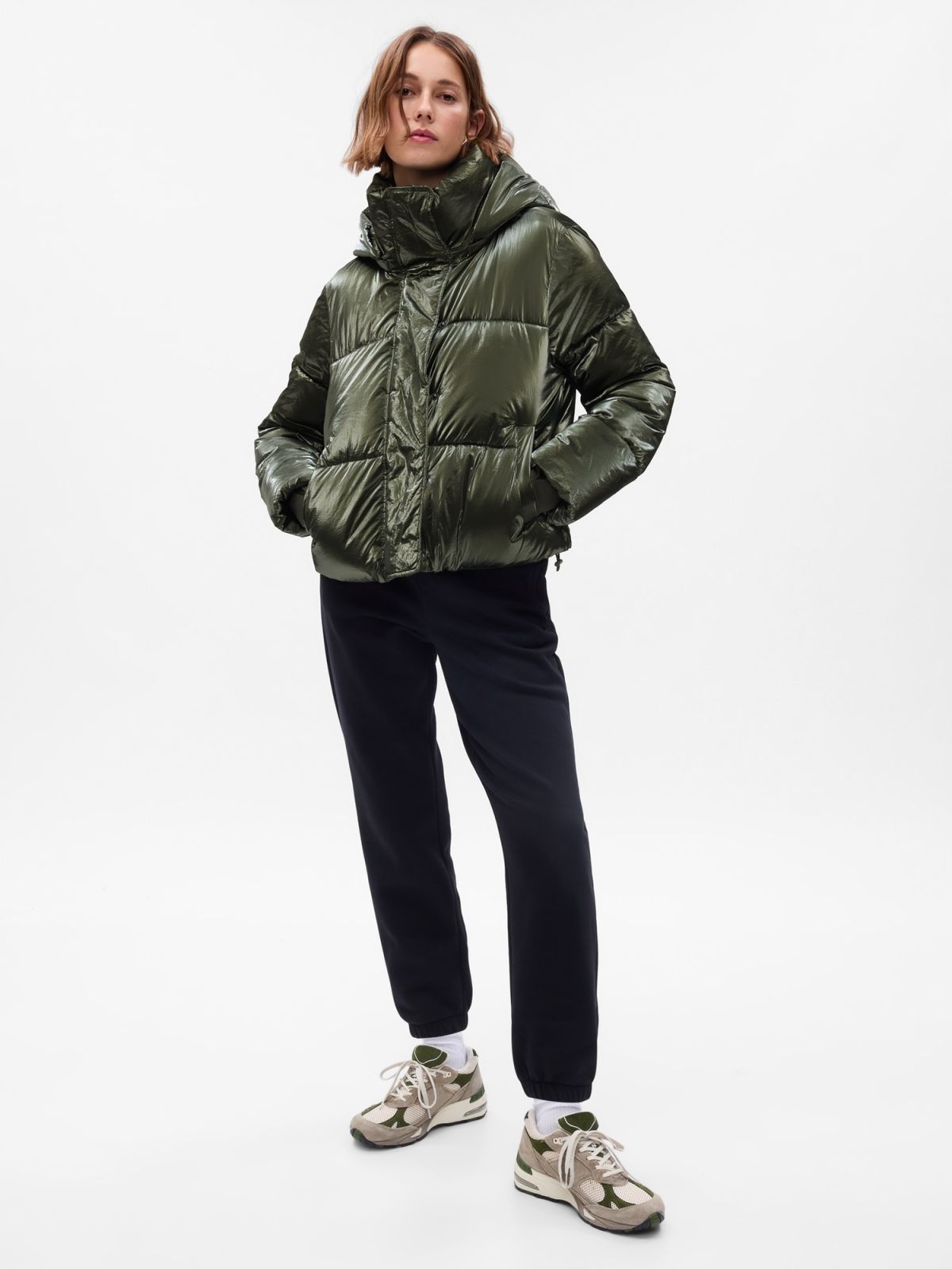 Big Puff Cropped Jacket-742127001