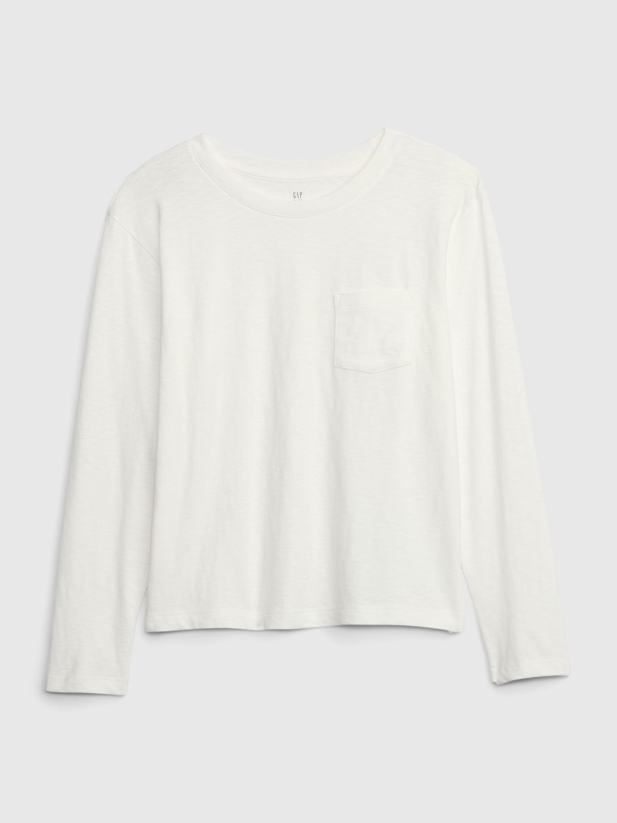 Άσπρη Παιδική Pocket Μπλούζα-787490000