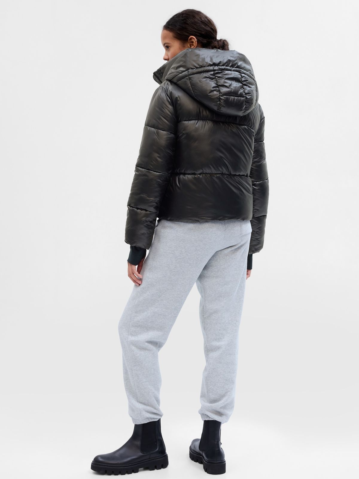 Big Puff Cropped Jacket-742127002
