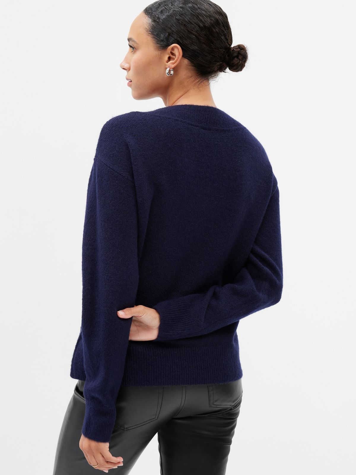 Relaxed Forever Cozy V-Neck Sweater-741517005