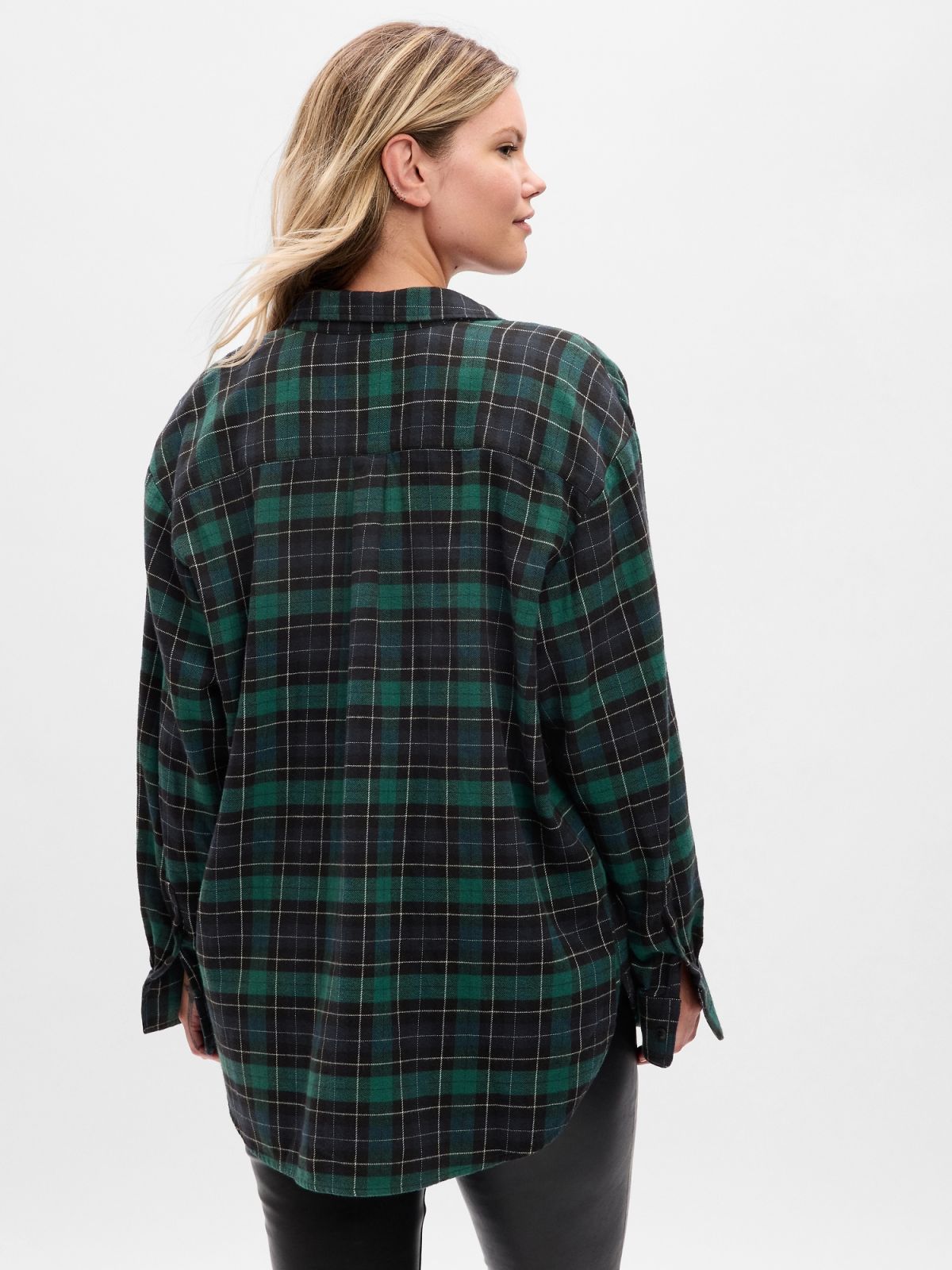 Πράσινο Flannel Big Shirt Πουκάμισο-742507007