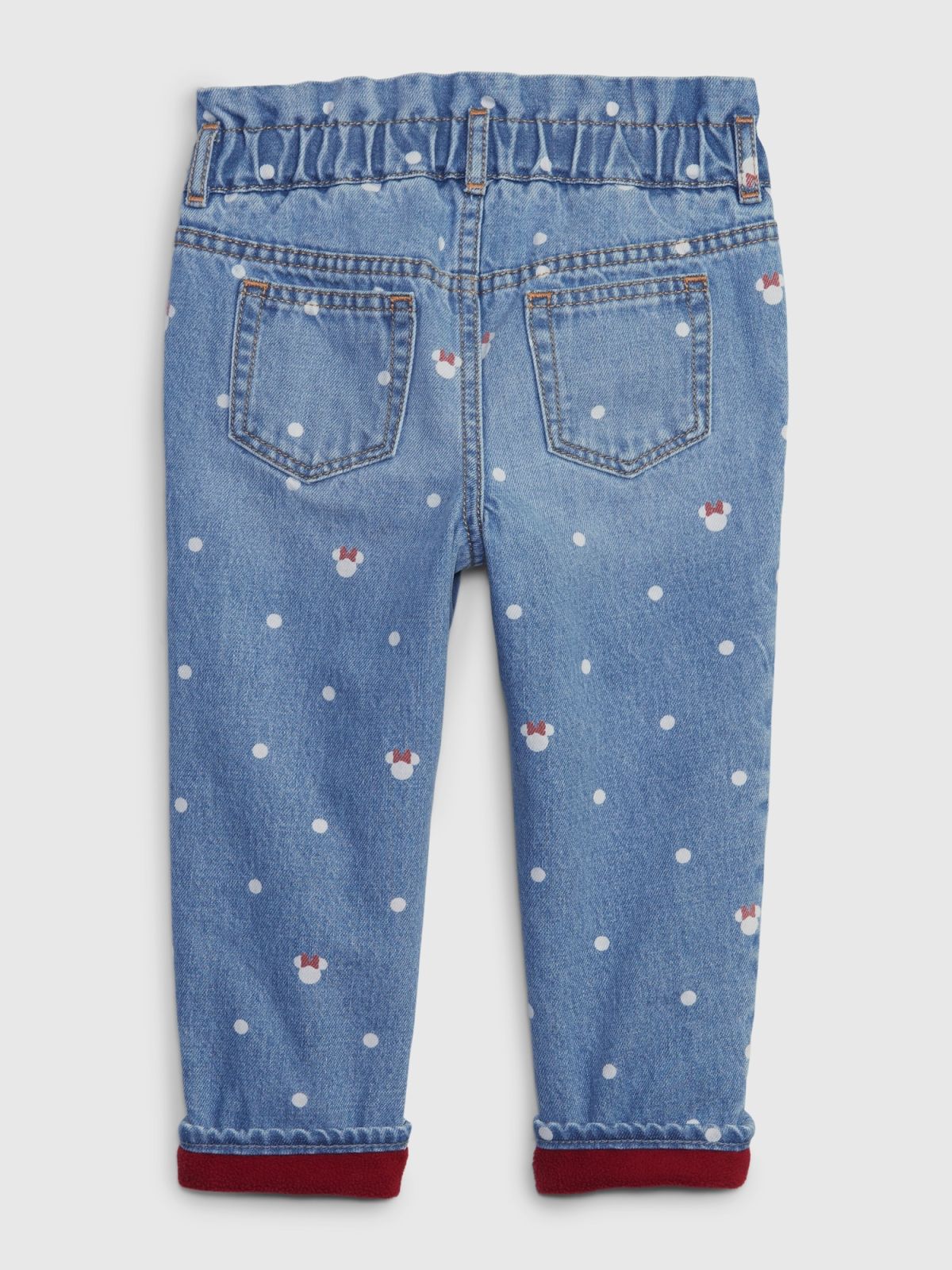Μπλε babyGap | Disney Minnie Mouse Just Like Mom Fleece-Lined Jean Παντελόνι-810676000