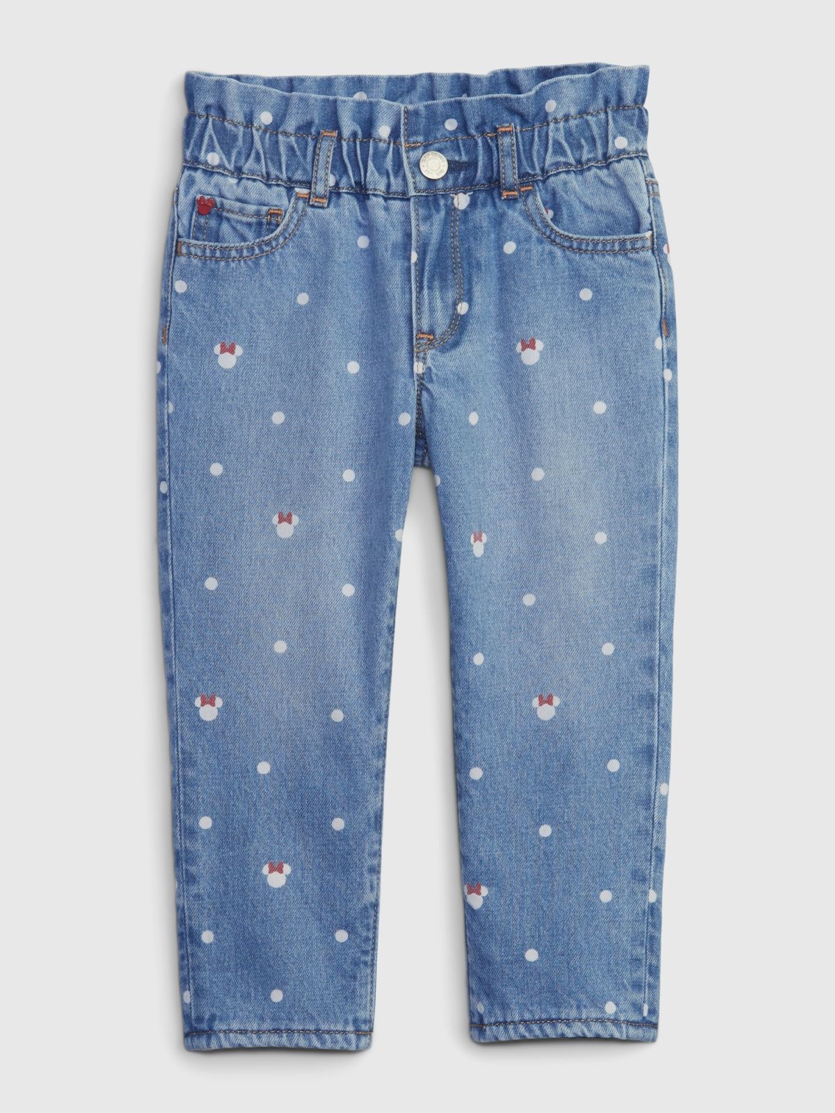 Μπλε babyGap | Disney Minnie Mouse Just Like Mom Fleece-Lined Jean Παντελόνι-810676000