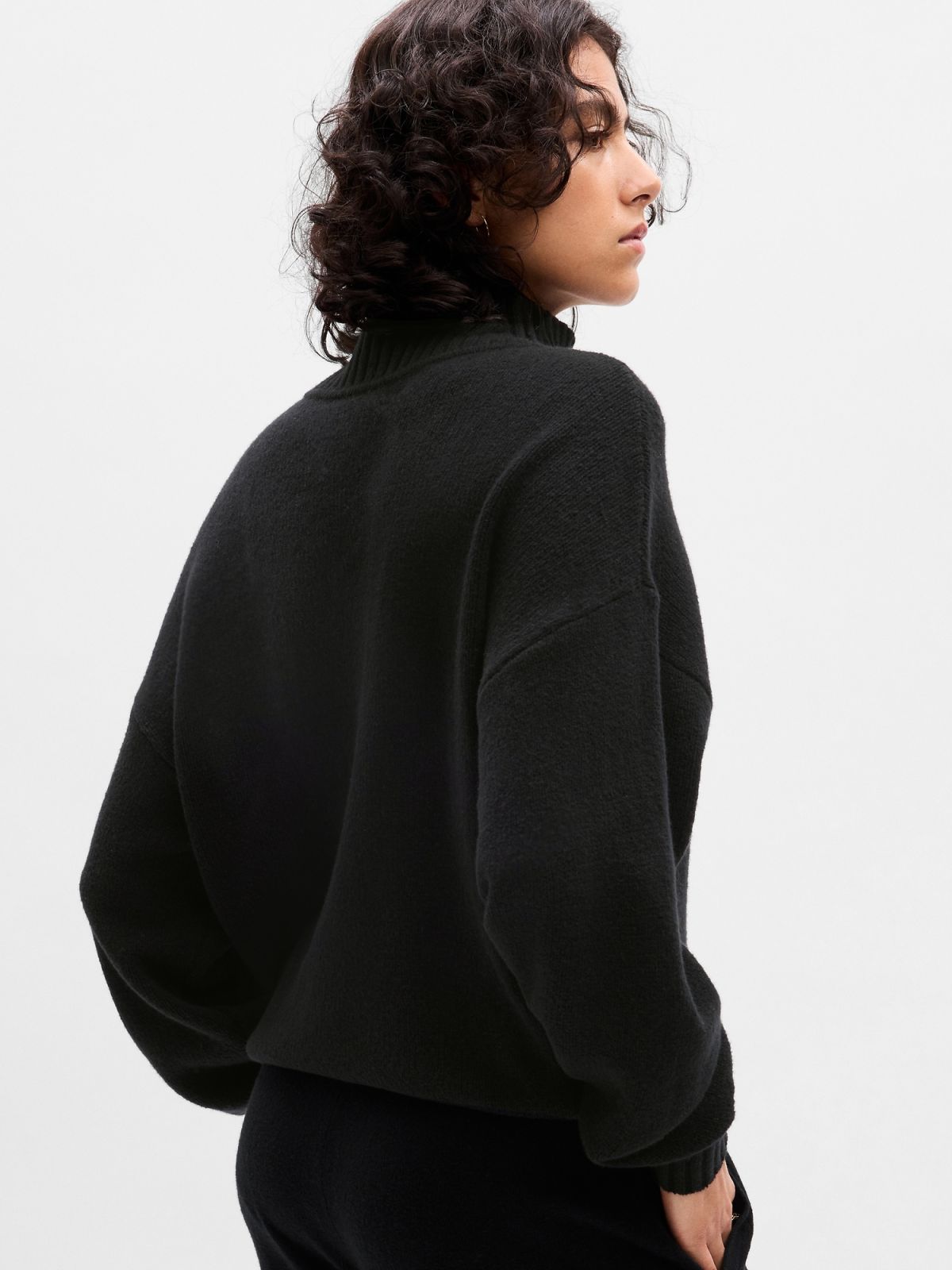 CashSoft Mockneck Sweater-792264001