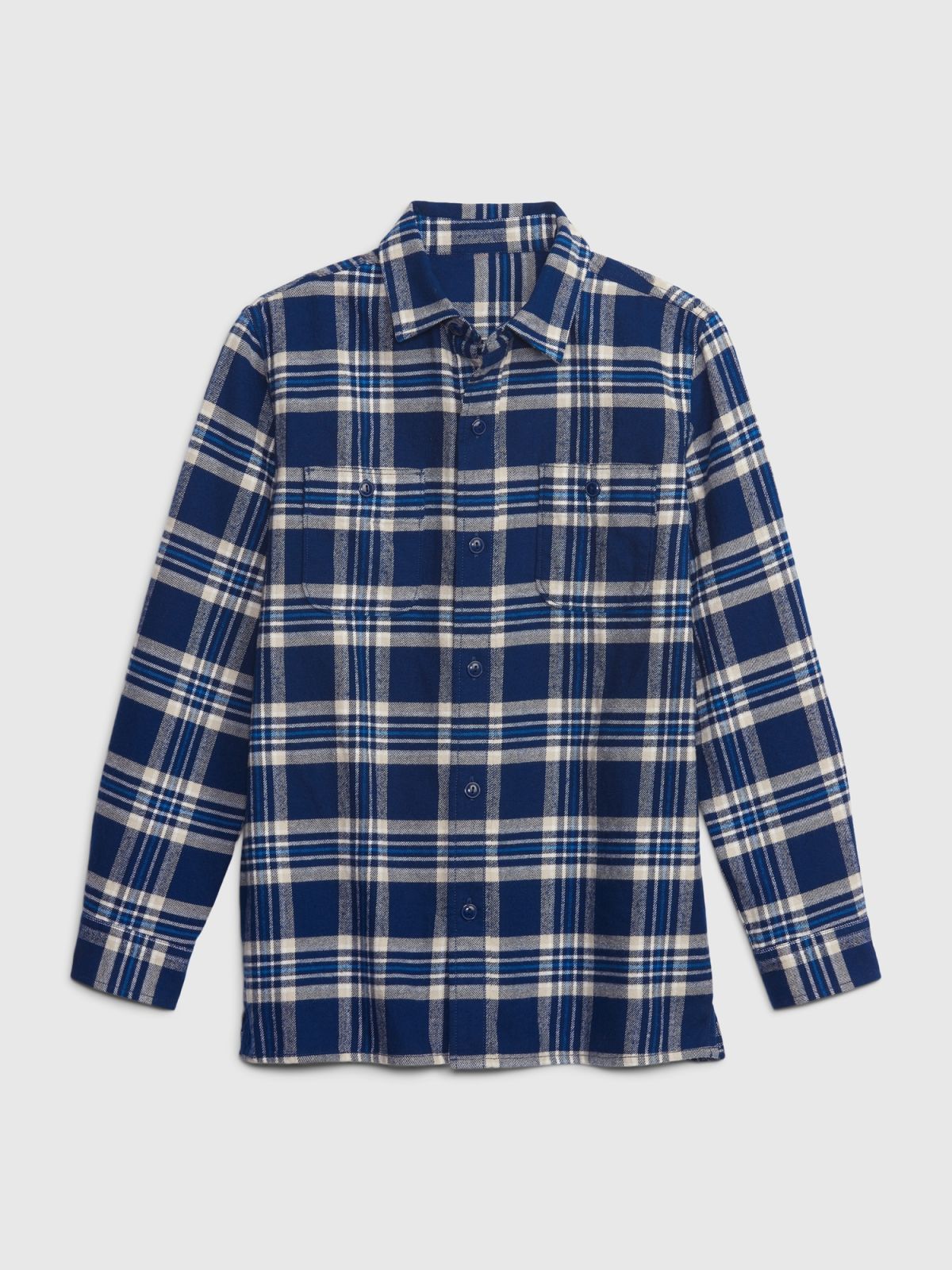 Κόκκινο Παιδικό 100% Οργανικό Βαμβάκι Flannel Πουκάμισο-729978007
