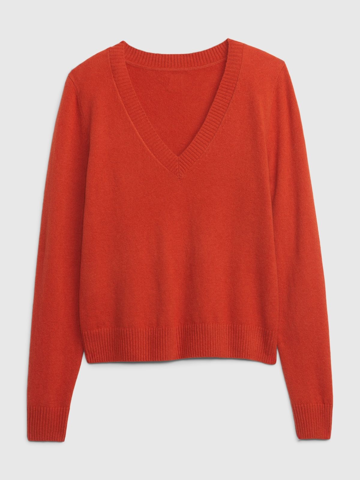 CashSoft V-Neck Sweater-792200003
