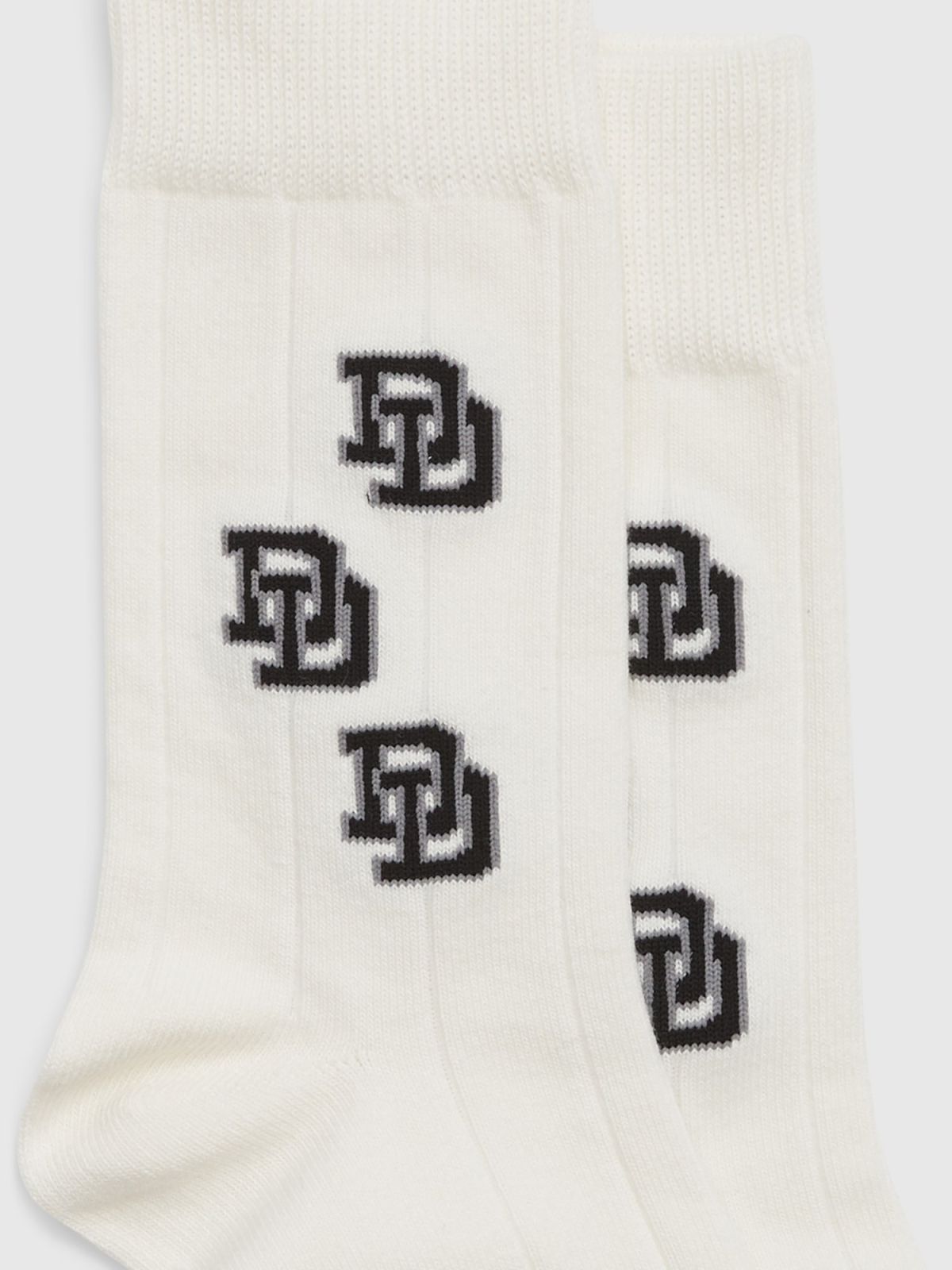 Άσπρο DAP × GAP Logo Crew Κάλτσες-859203000