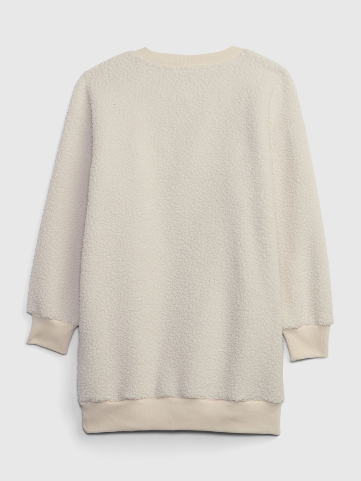 Μπεζ Παιδικό Gap 1969 Arch Logo Sherpa Φούτερ Φόρεμα-815187001