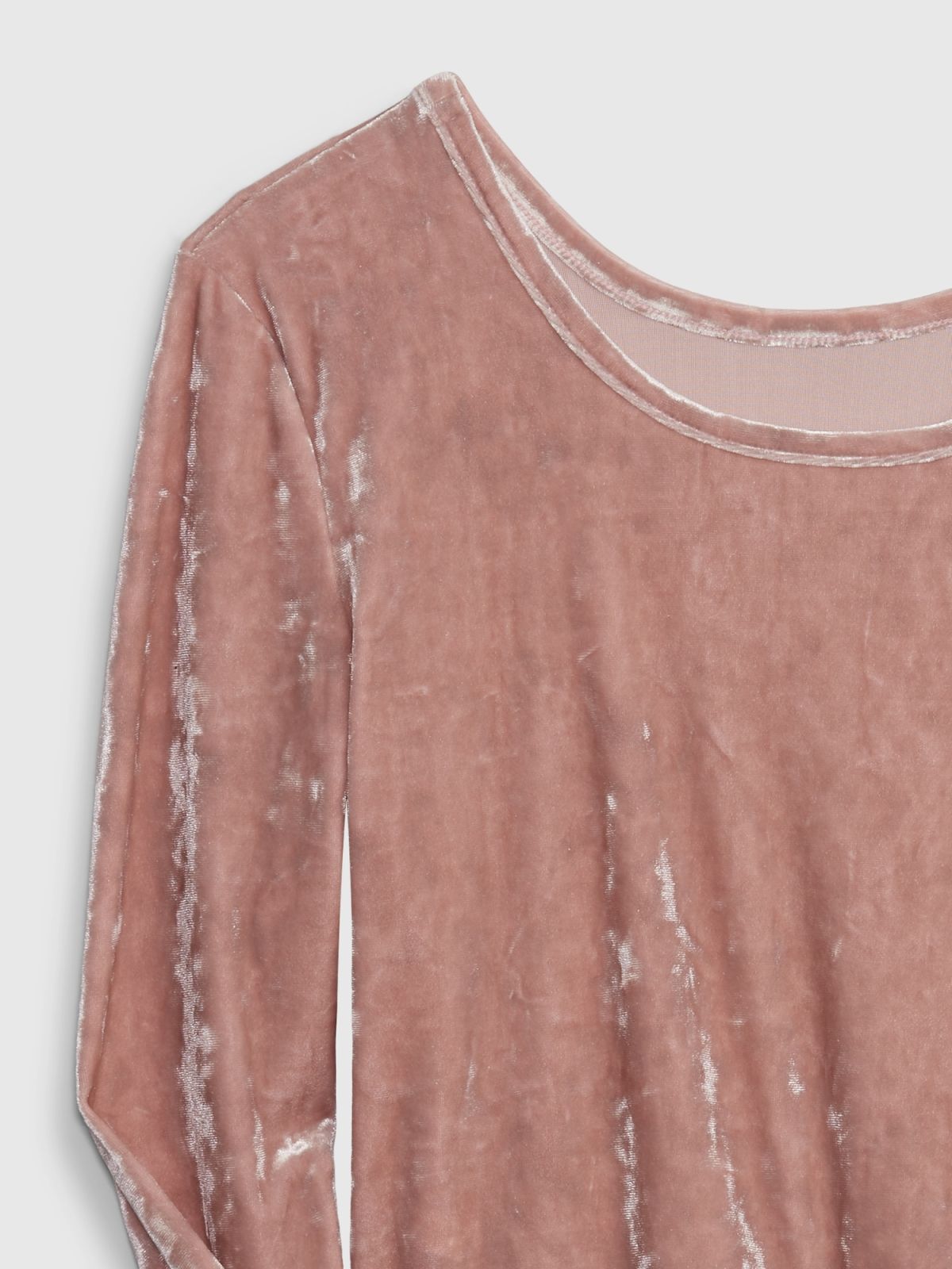 Ροζ Παιδική Βελούδινη Μπλούζα-815172002