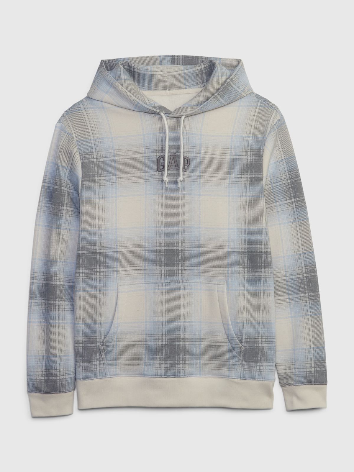 Γκρι Gap Arch Logo Καρό Φούτερ-829087000