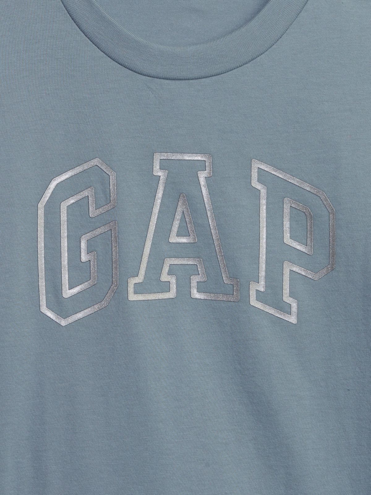 Μπλε Παιδική Metallic Gap Arch Logo Μπλούζα-831285001