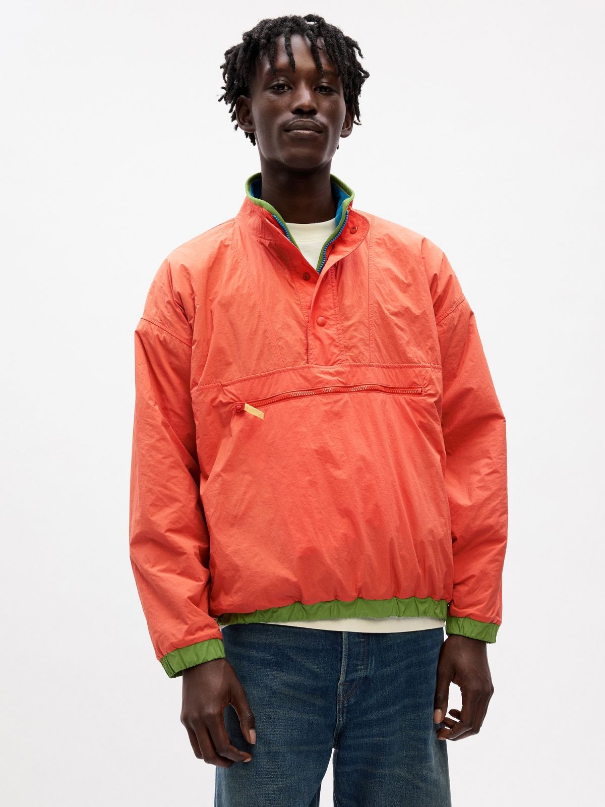 Μπλε Gap Re-Issue × Sean Wotherspoon Recycled Reversible Half-Zip Πουλόβερ-837649000